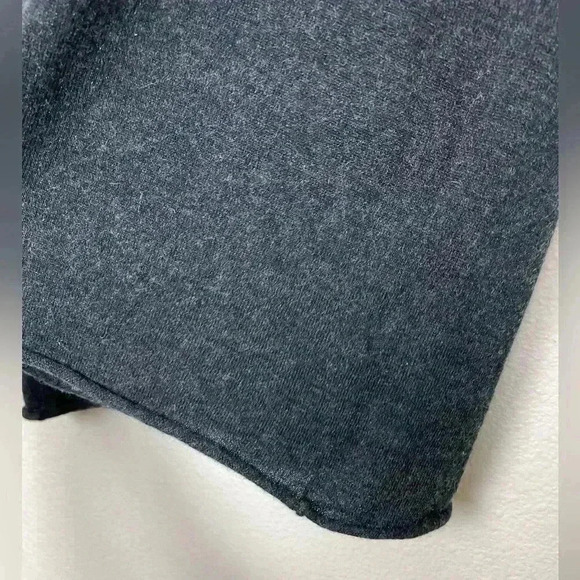 JARBO Women's Small V-Neck Sweater Tank Knit Silk Cashmere Charcoal Grey Minimal - Picture 9 of 13